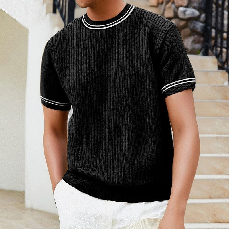 T-shirt en tricot décontracté