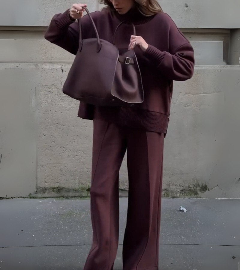 Ensemble à col montant