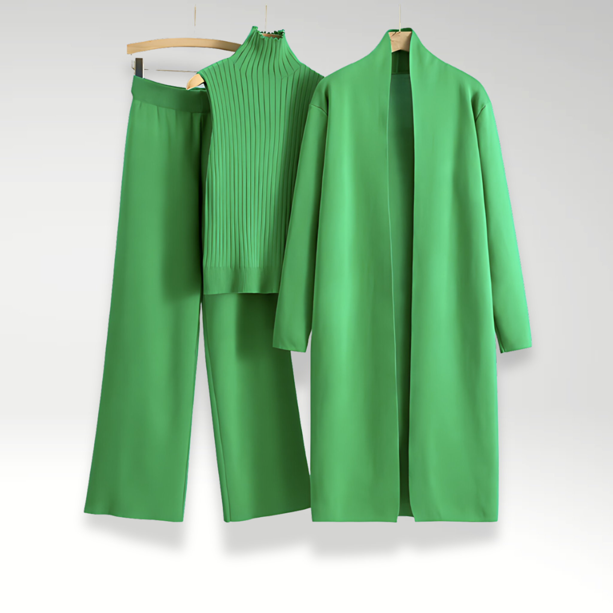 Ensemble trois pièces en maille Luxe