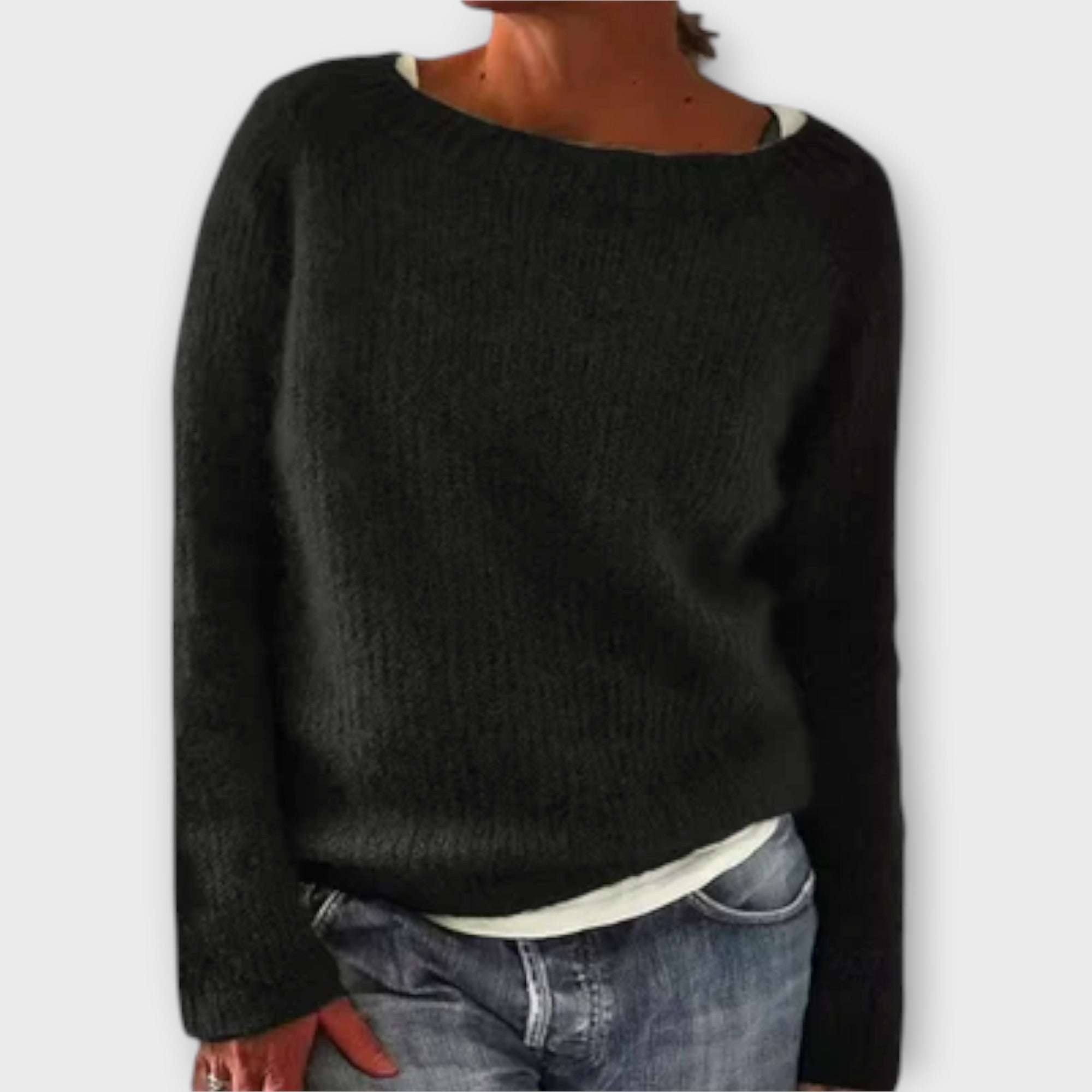 Pull en laine vintage