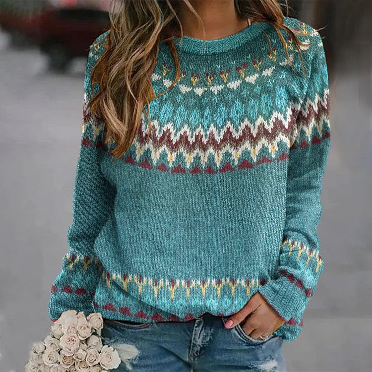 Pull en laine vintage