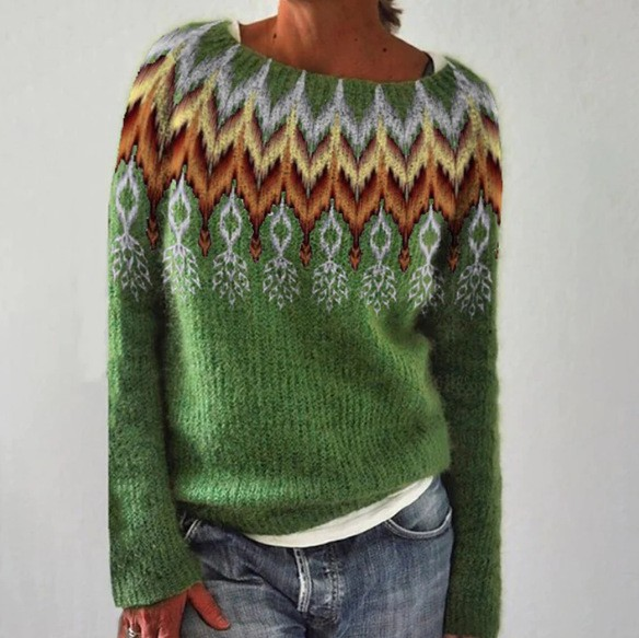Pull en laine vintage
