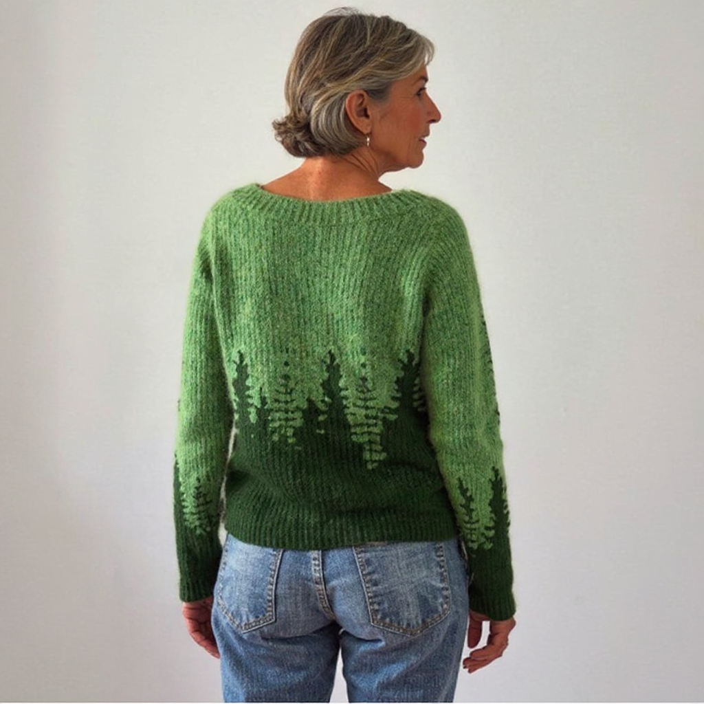 Pull en laine vintage