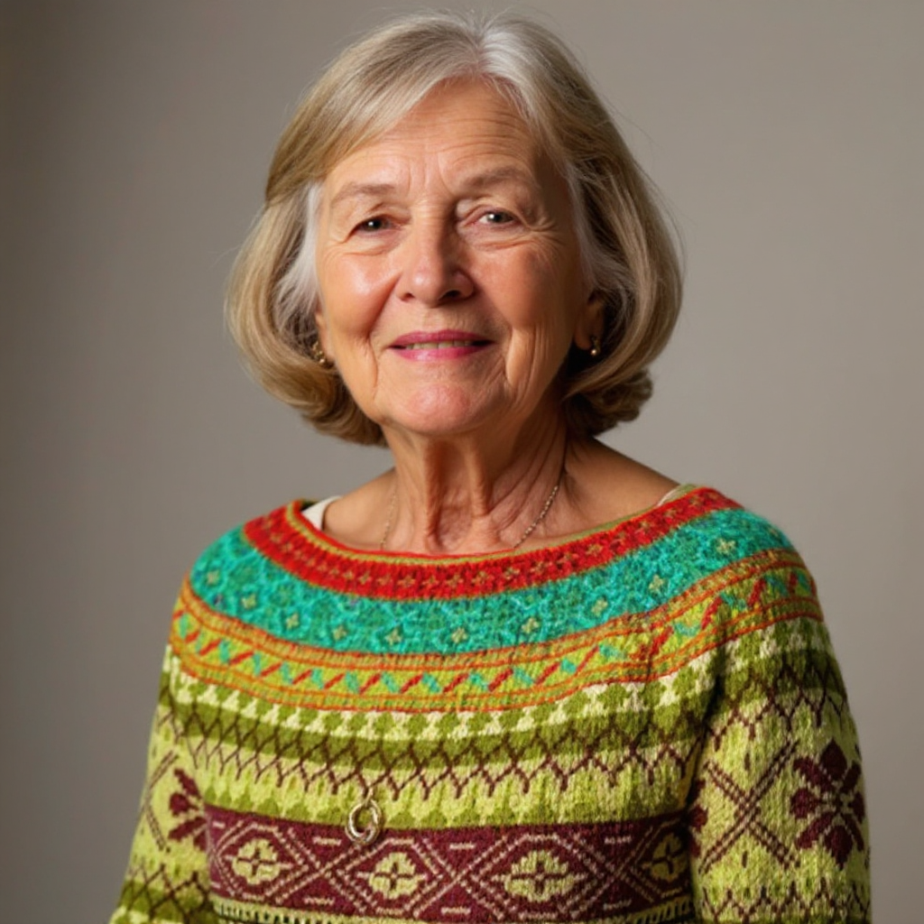 Pull en laine vintage