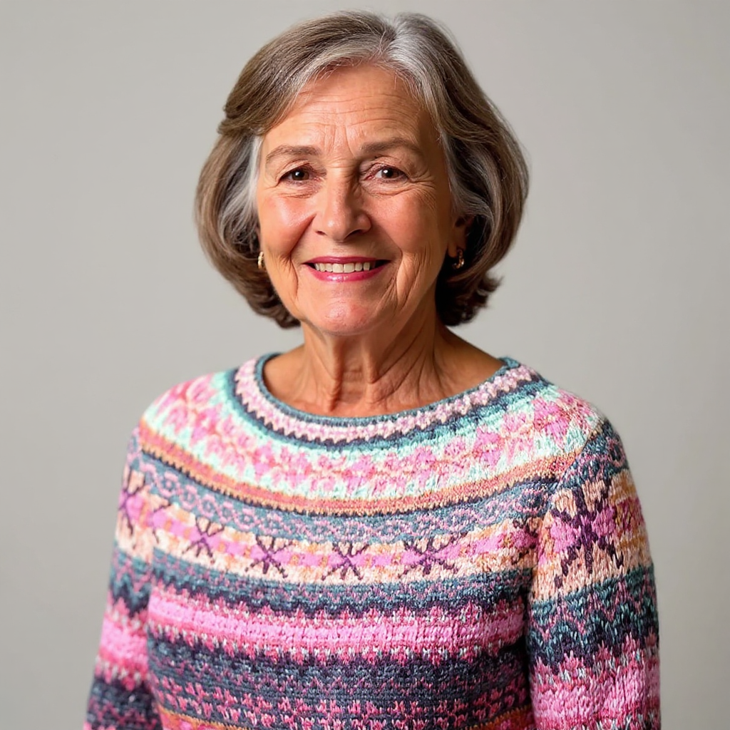 Pull en laine vintage