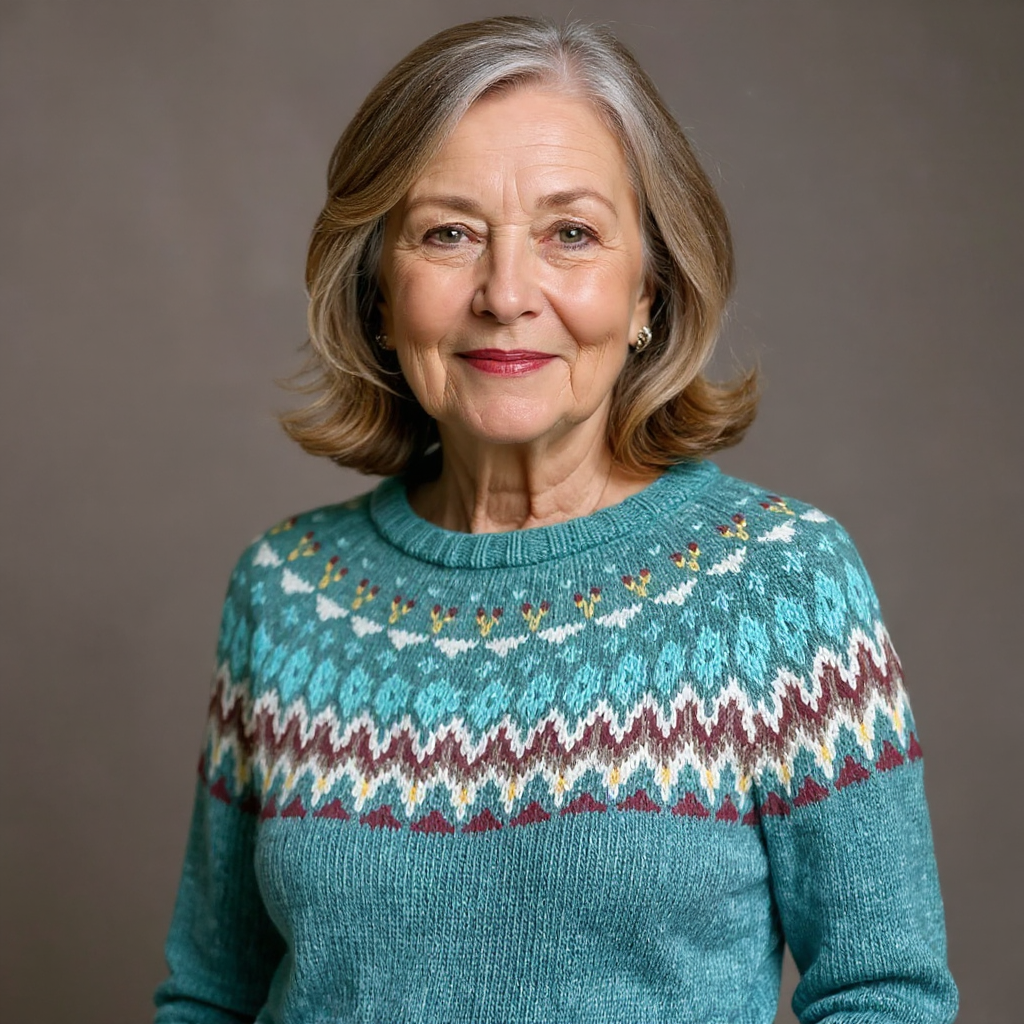 Pull en laine vintage