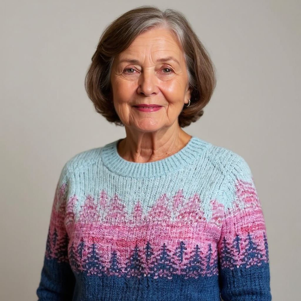 Pull en laine vintage