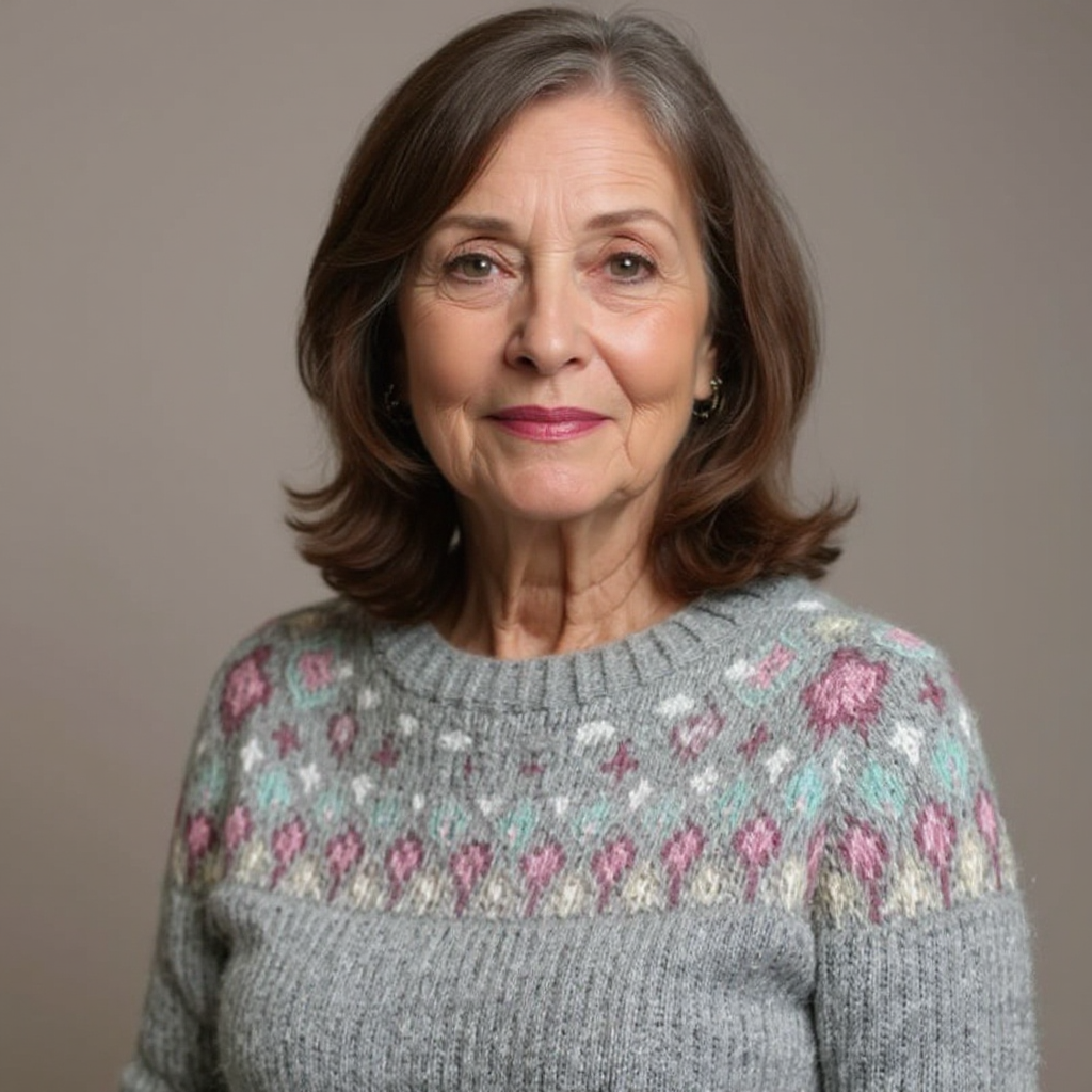 Pull en laine vintage