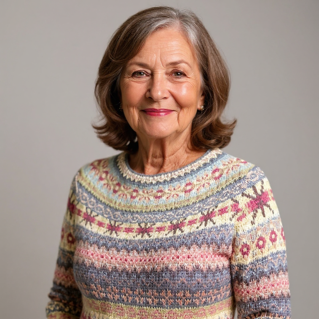 Pull en laine vintage