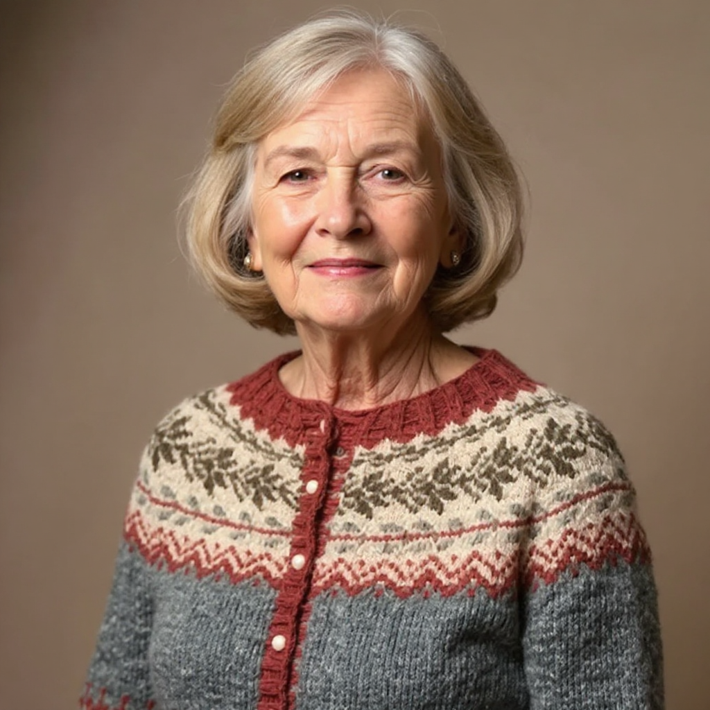 Pull en laine vintage