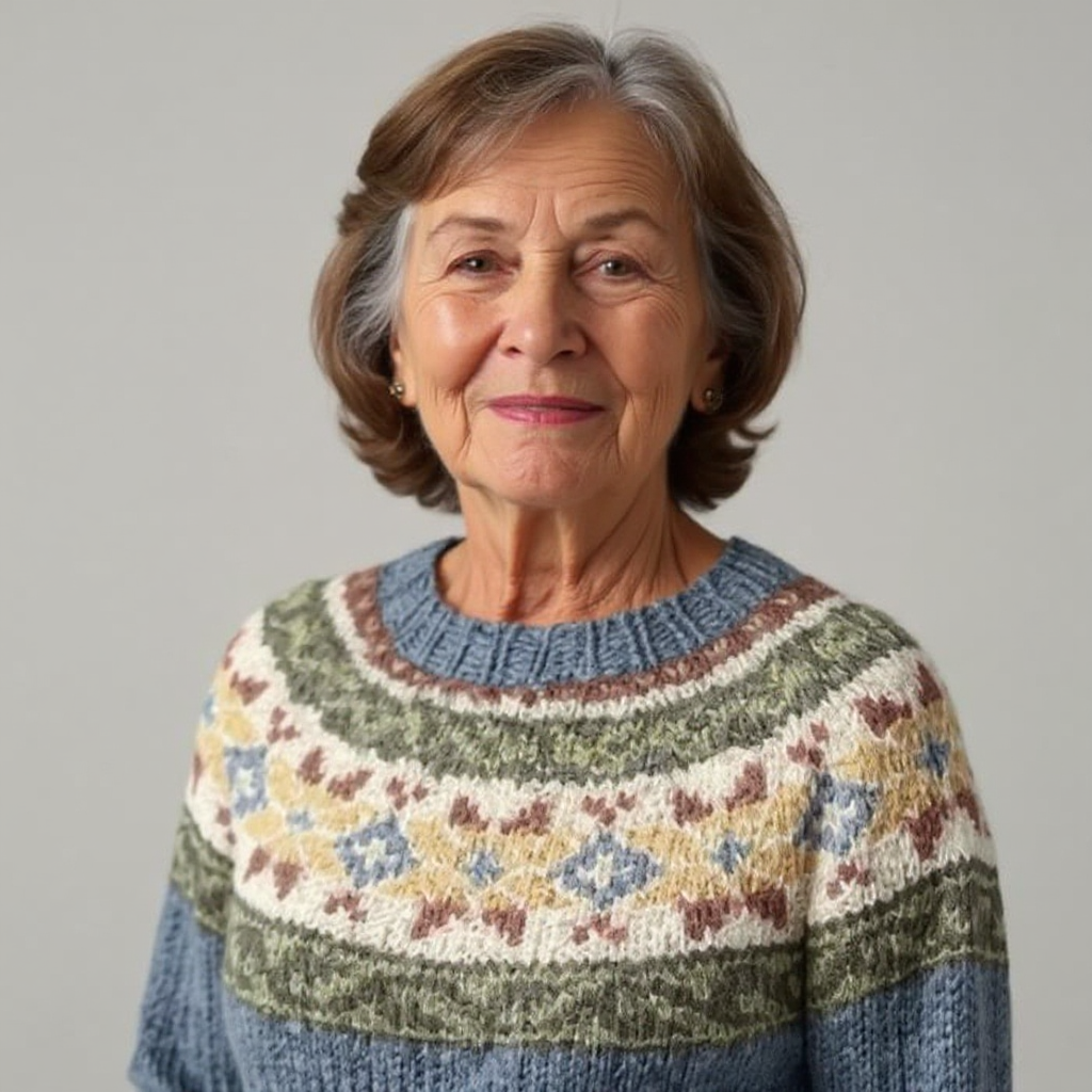 Pull en laine vintage