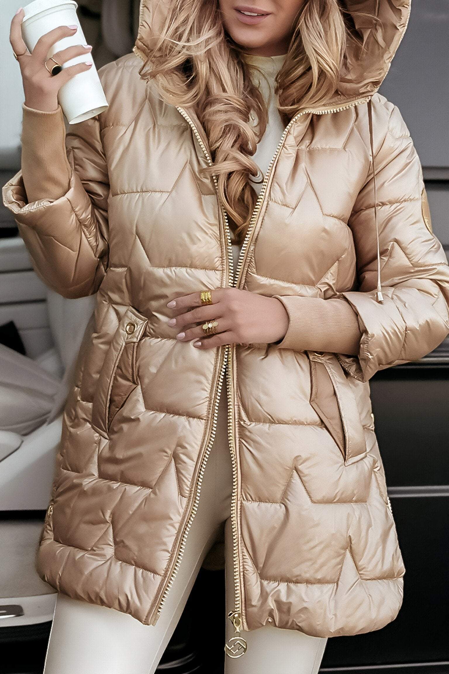 Manteau à capuche