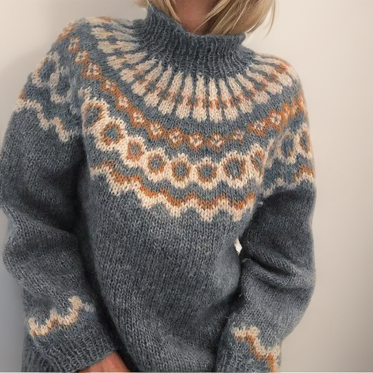 Pull en laine vintage