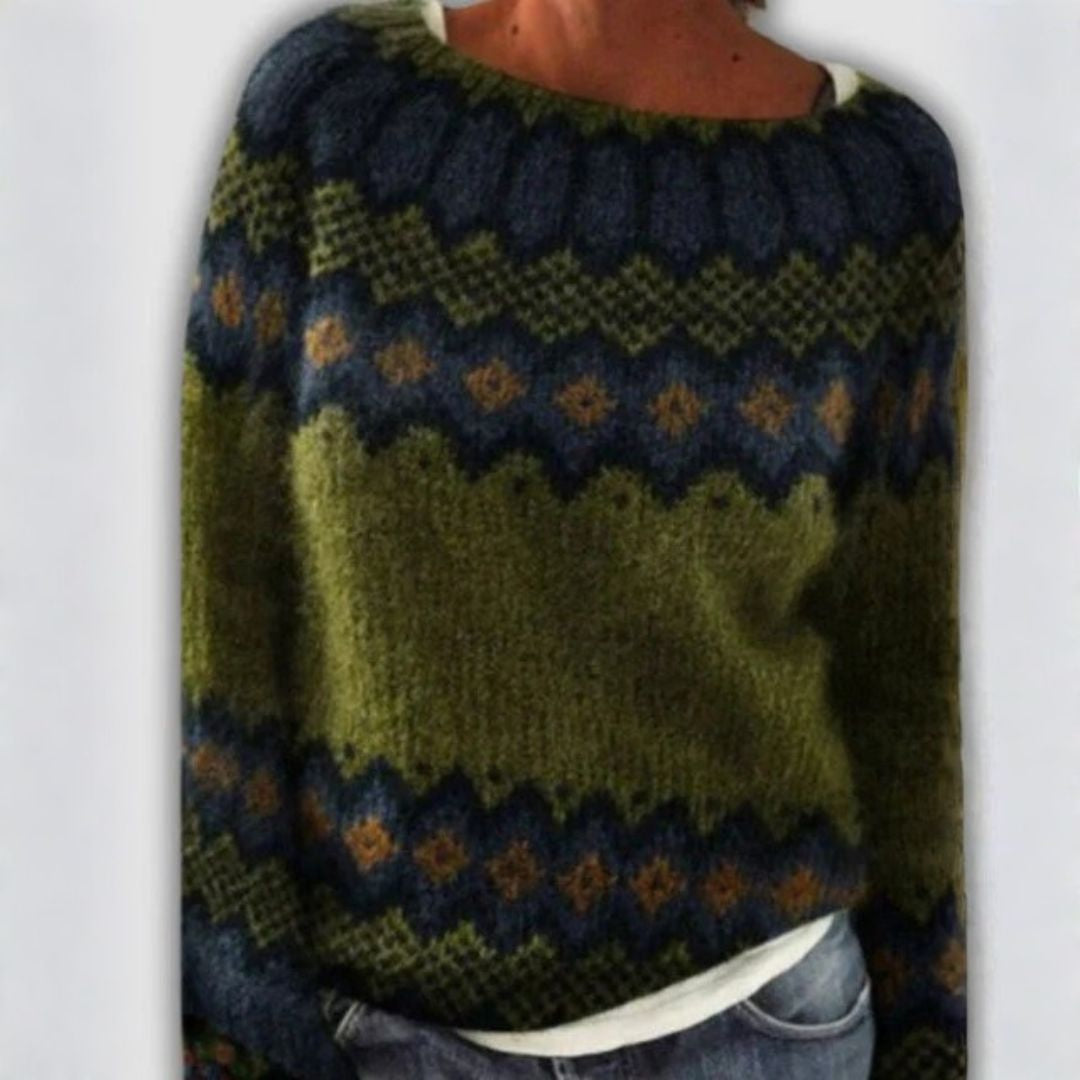 Pull en laine vintage