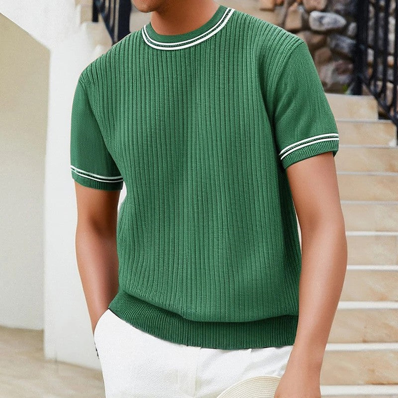 T-shirt en tricot décontracté