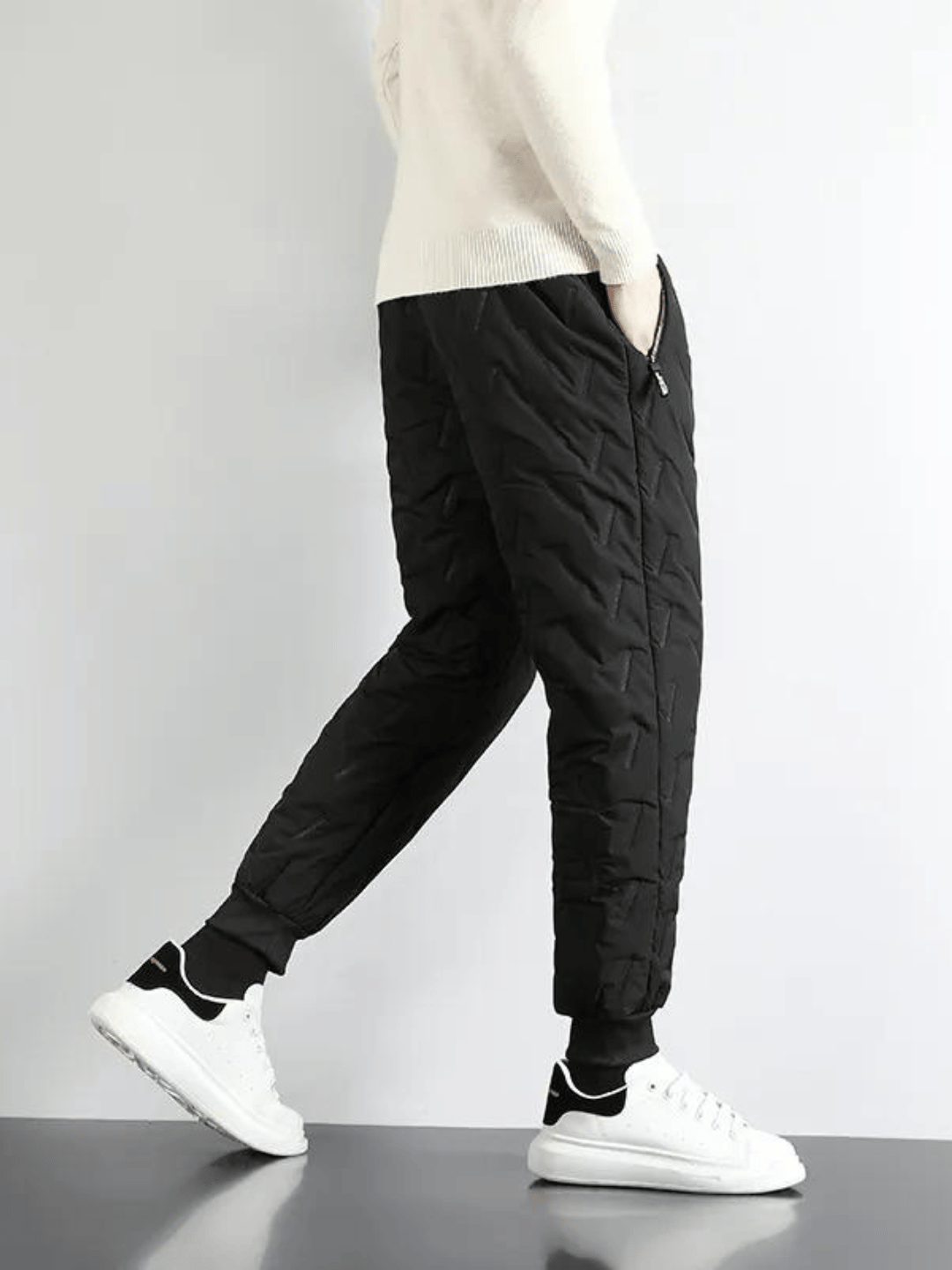 Pantalon de Jogging en Polaire Doublé