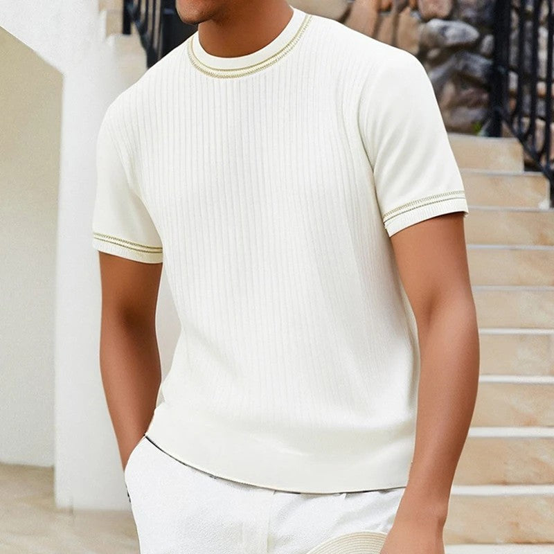 T-shirt en tricot décontracté