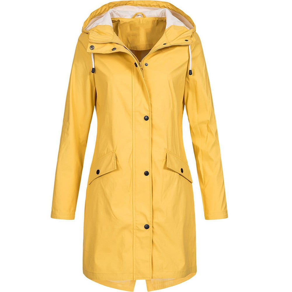 Veste de pluie longue