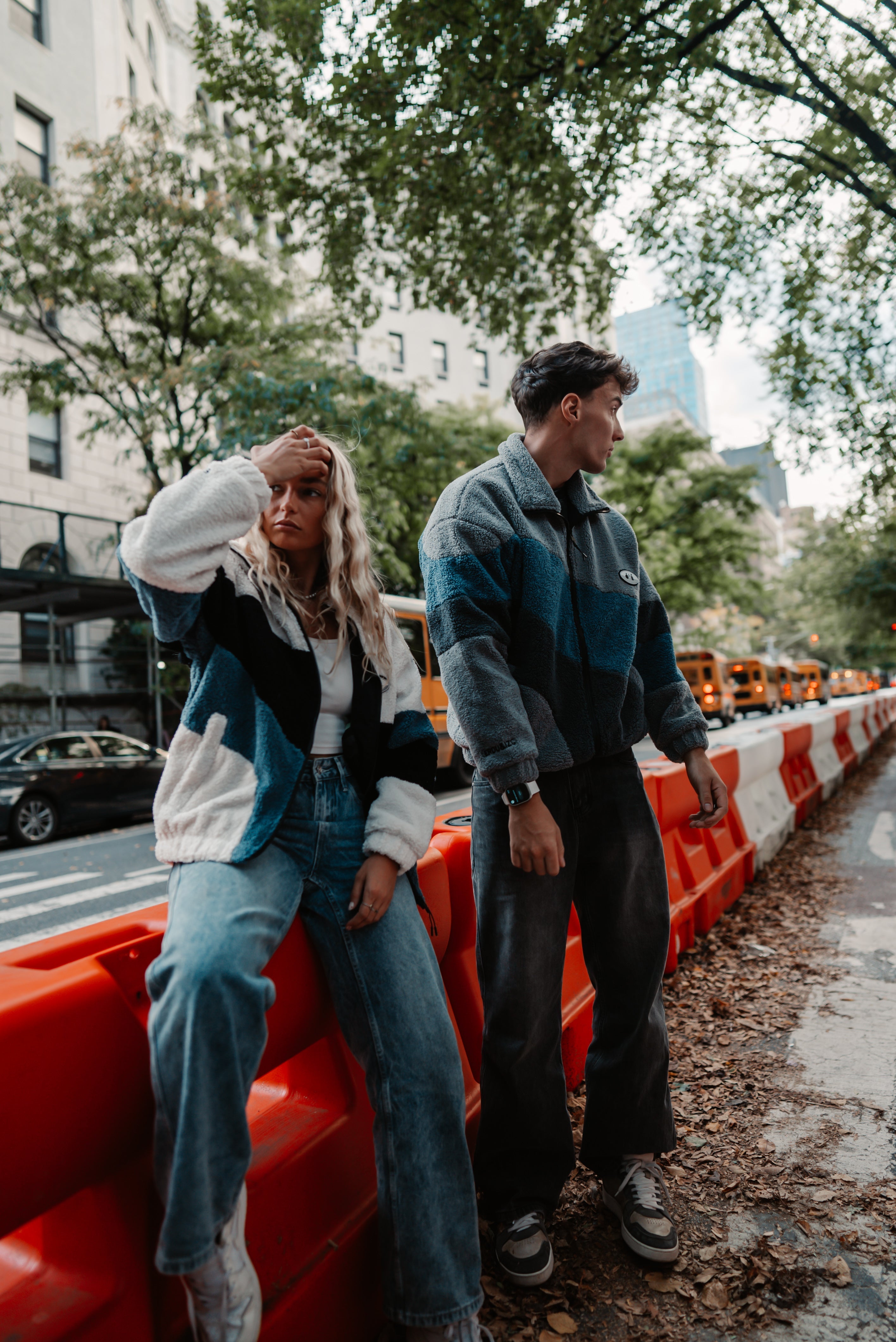 Veste polaire rétro