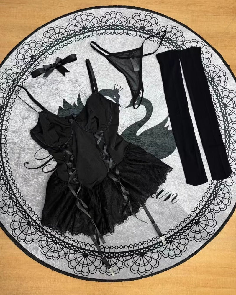 Zara™ | Lingerie Bodycon Romantique avec Finitions en Dentelle