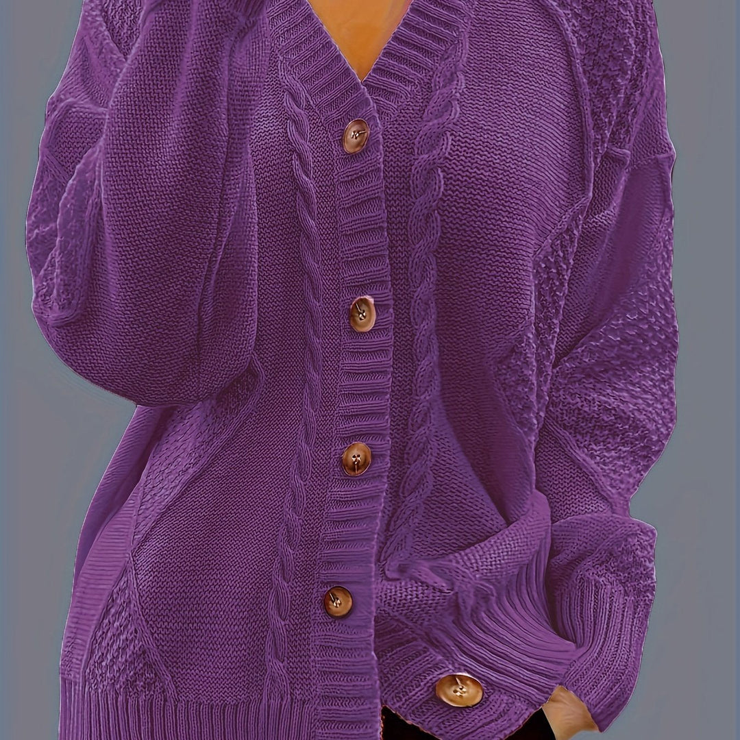 Florine™ | Pull Doux à Motif Floral Torsadé