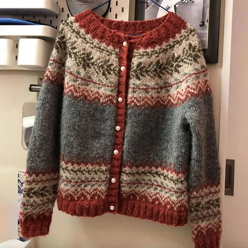 Pull en laine vintage
