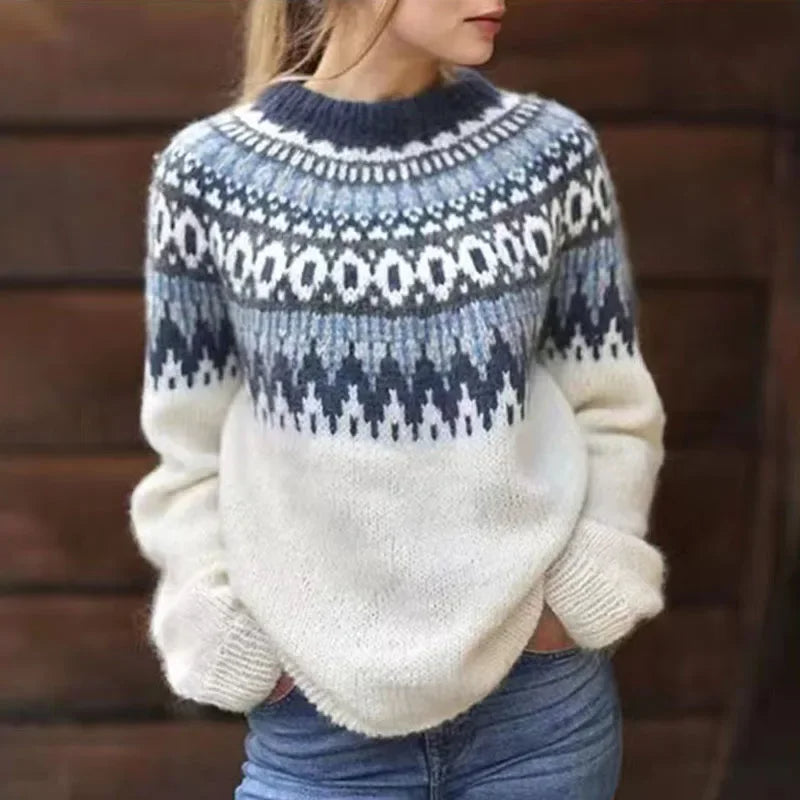 Pull en laine vintage