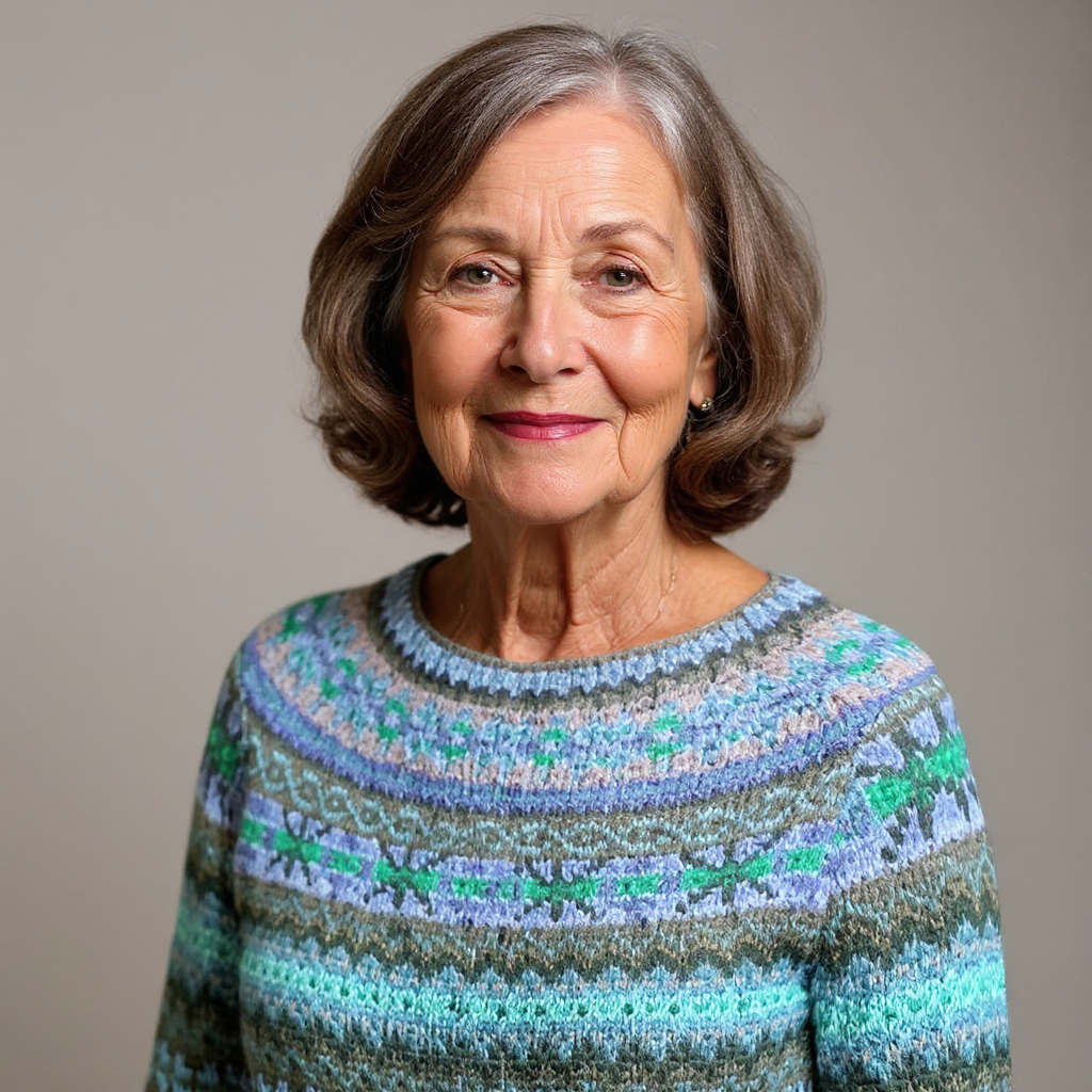 Pull en laine vintage