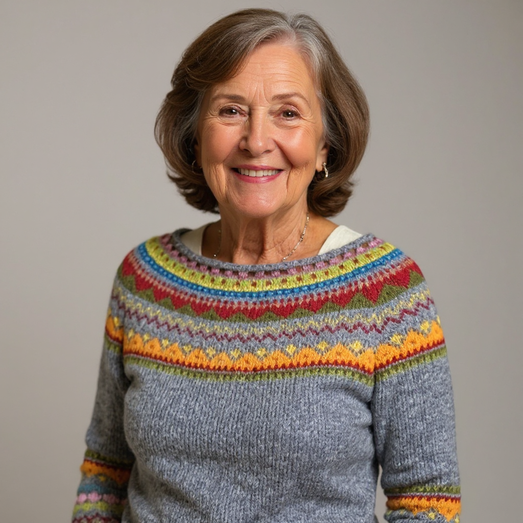 Pull en laine vintage