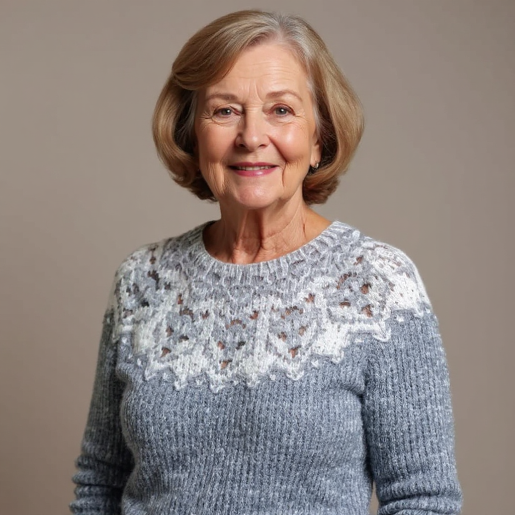 Pull en laine vintage