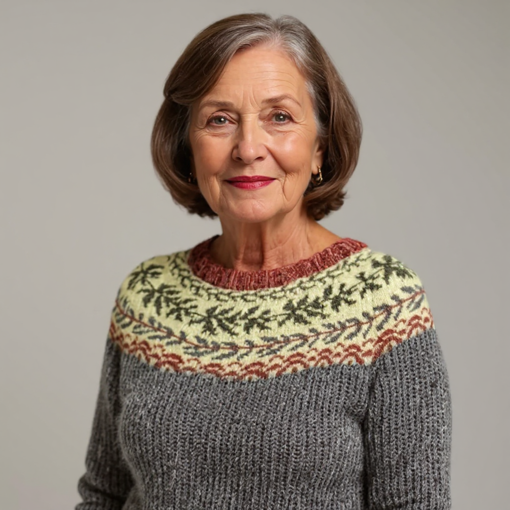 Pull en laine vintage