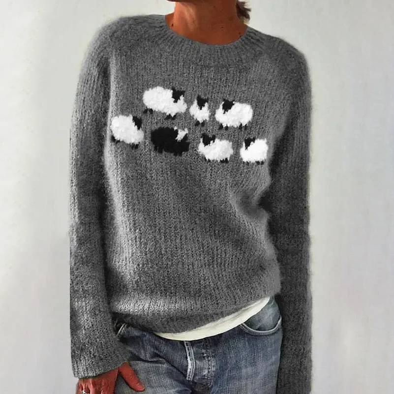 Pull en laine vintage