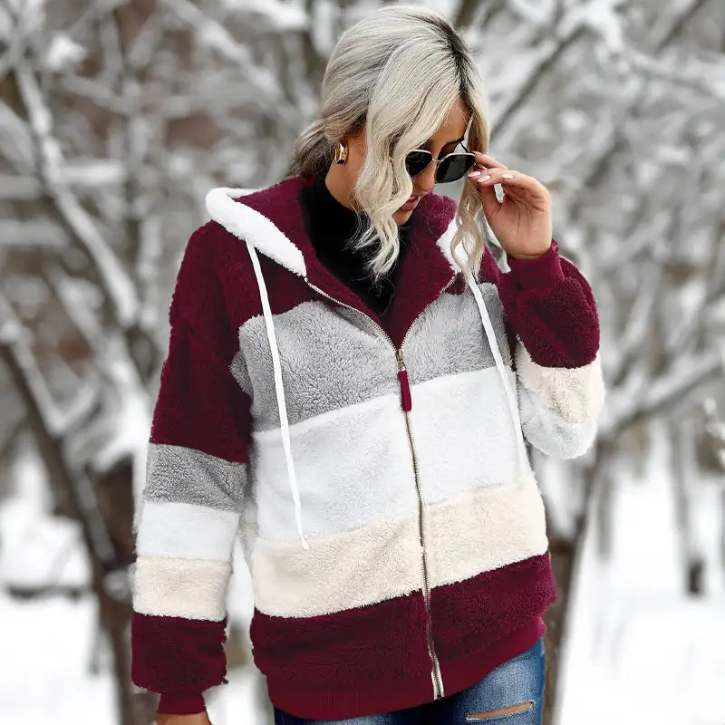 Veste d’hiver à capuche